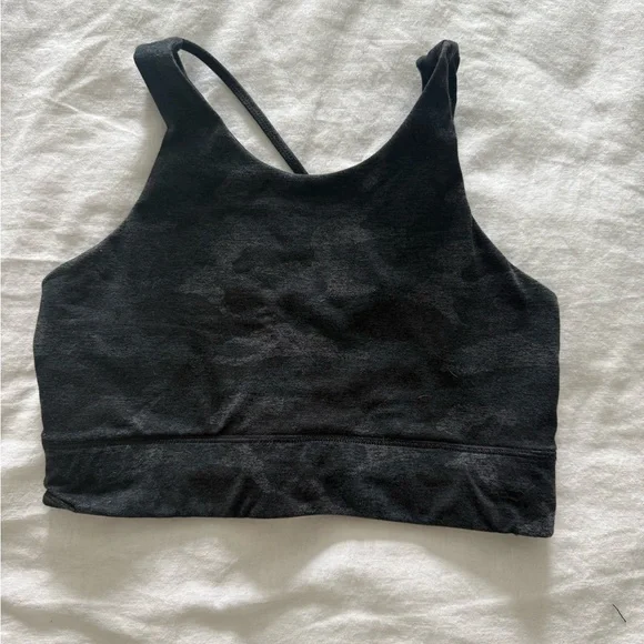 Vuori Navy Camo Athletic Top with Criss-Cross Straps - Picture 2 of 2